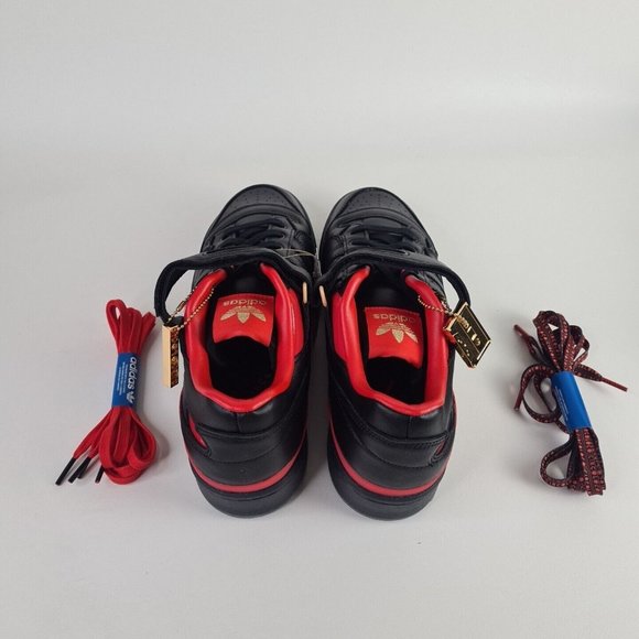 Adidas Circoloco Forum Low Shoes Classic Black Red Men - Picture 5 of 11